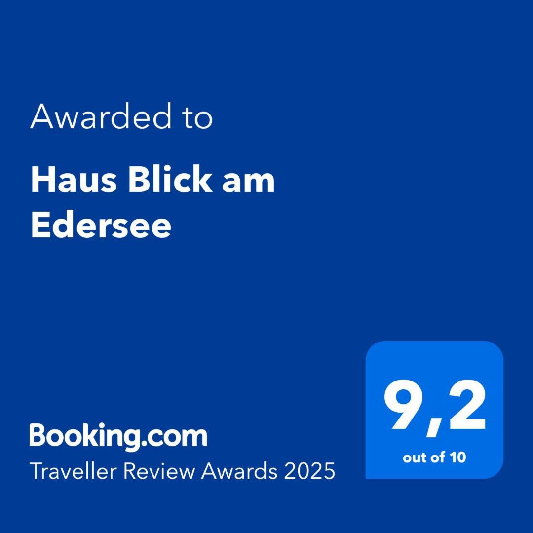 Haus Blick Am Edersee Waldeck  Exteriör bild
